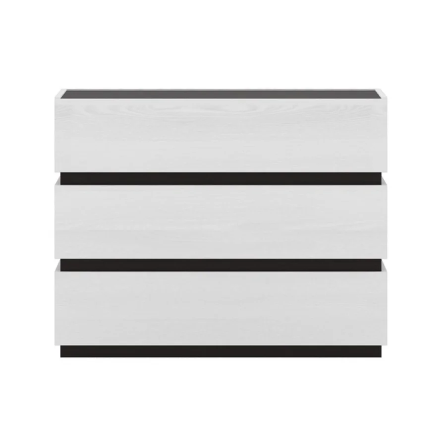 Add to Wish List Chest of drawers LAER KOM3S, wenge magic / snow ash